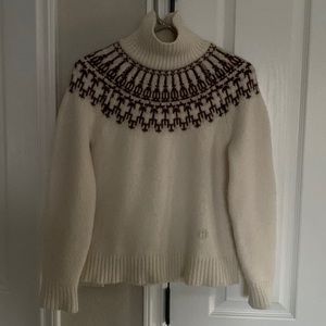Tory Burch: Tory Sport Fair Isle merino wool turtleneck sweater